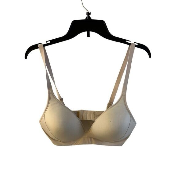 Warner bra 36C rn#36543 (small spot) 2 hooks beige - Picture 1 of 5
